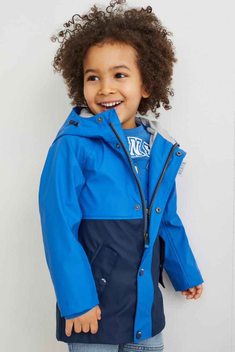 Dark Blue C&A With Hood Girls\' Jackets | KQDYJ-8157