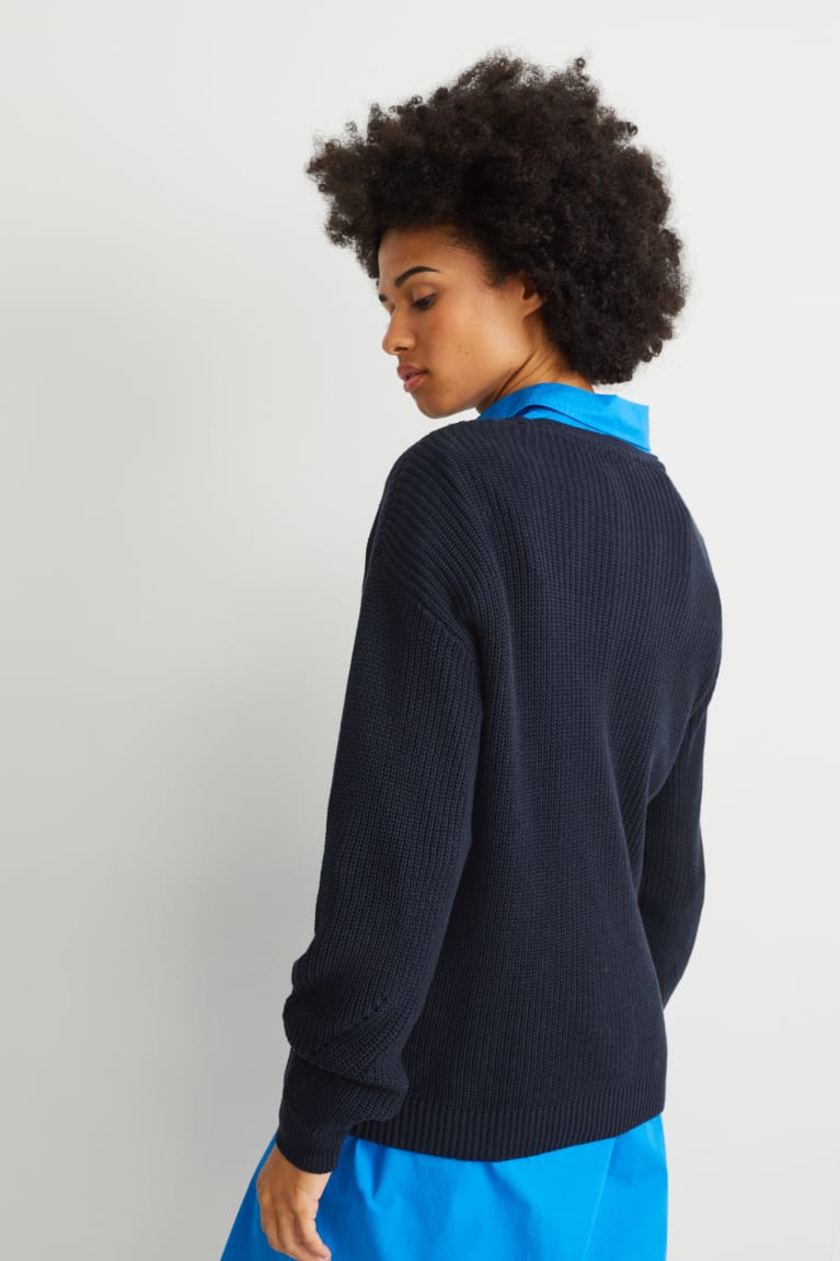 Dark Blue C&A Women's Jumper | KRIQL-5819