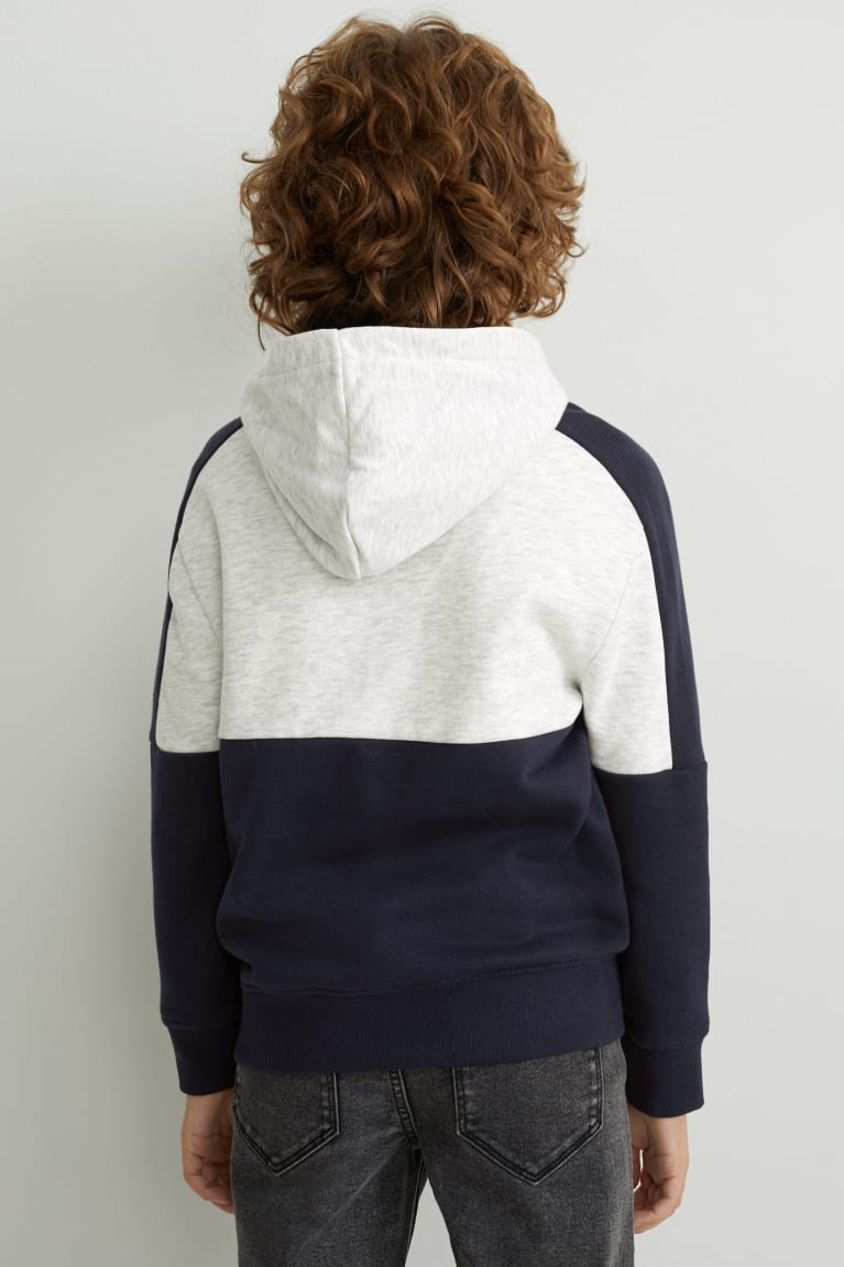 Dark Blue / White C&A Girls' Hoodie | ZVFTN-9815