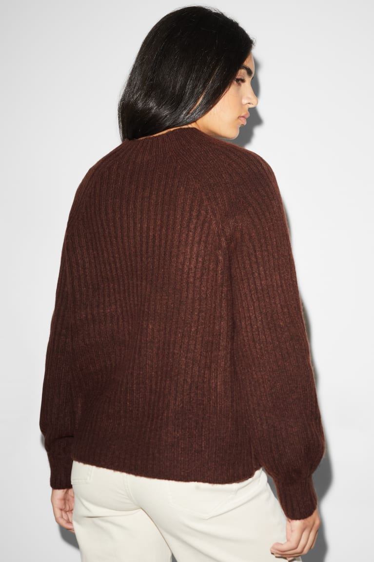 Dark Brown C&A Clockhouse Women's Jumper | LOFKN-5093