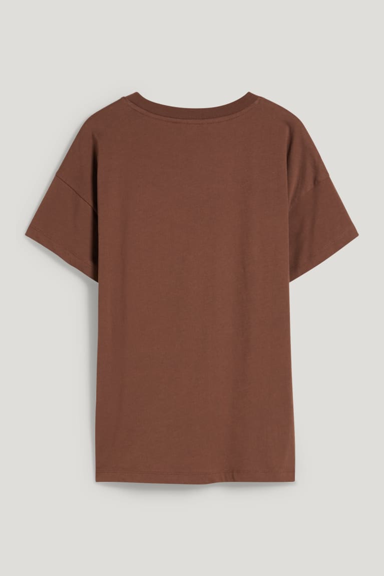 Dark Brown C&A Clockhouse Women's T-shirts | HAMUJ-0574