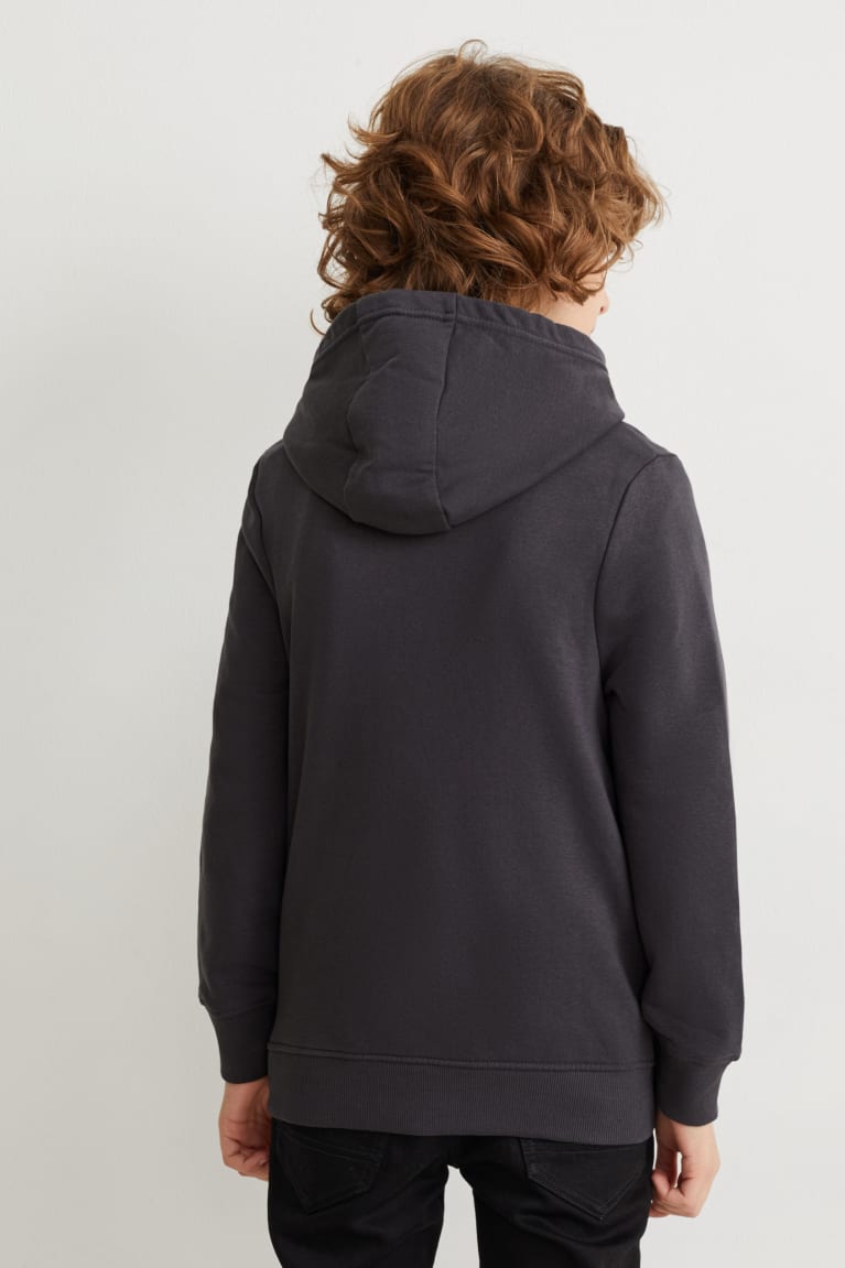 Dark Gray C&A Among Us Girls' Hoodie | RVTQU-2601