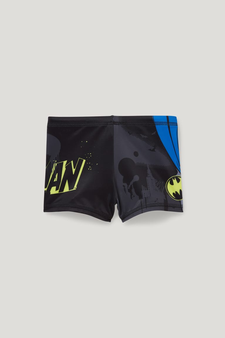 Dark Gray C&A Batman Swim Lycra® Xtra Life™ Boys' Swimwear | RPBXC-6450