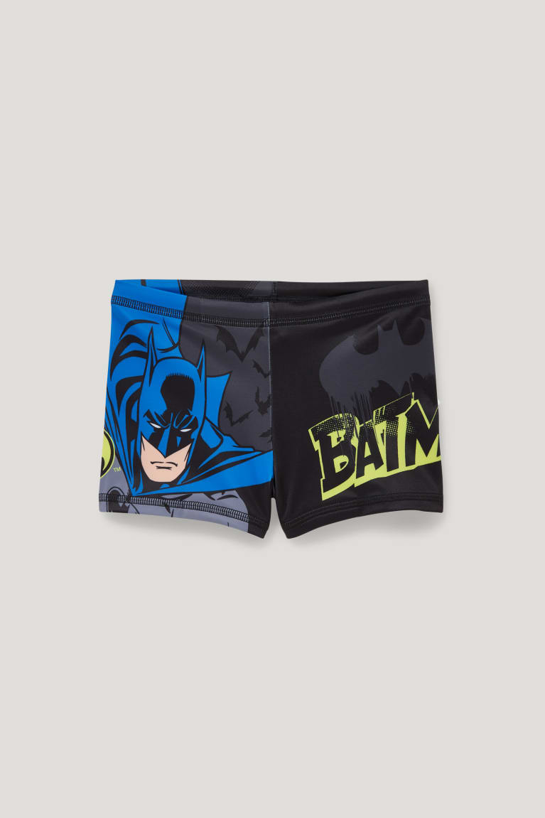 Dark Gray C&A Batman Swim Lycra® Xtra Life™ Boys\' Swimwear | RPBXC-6450