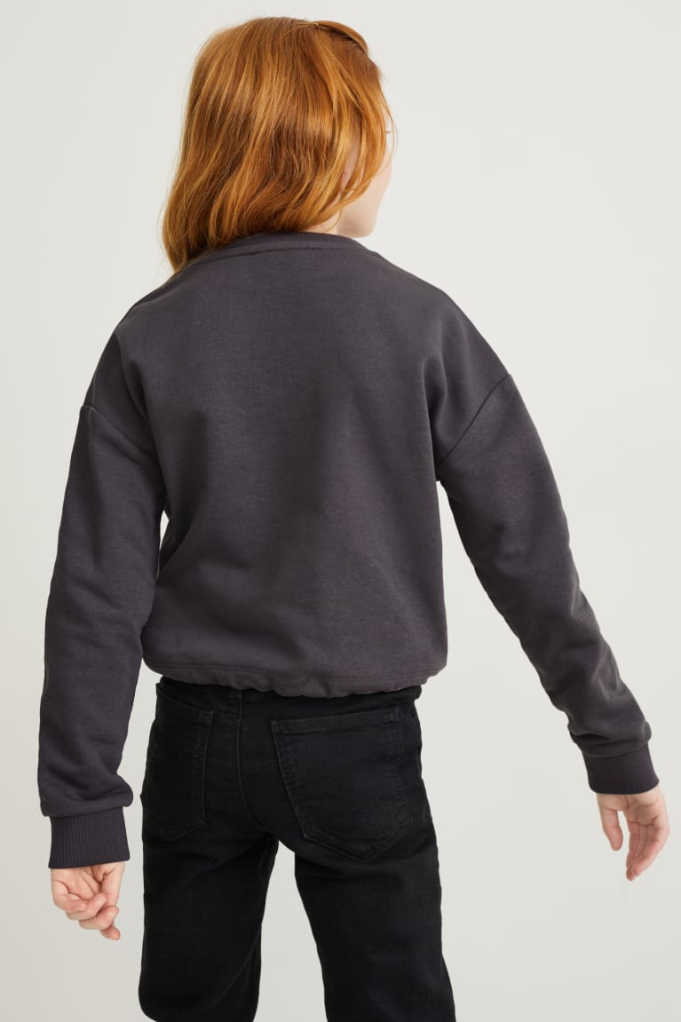 Dark Gray C&A Girls' Sweatshirts | KQZGV-5169