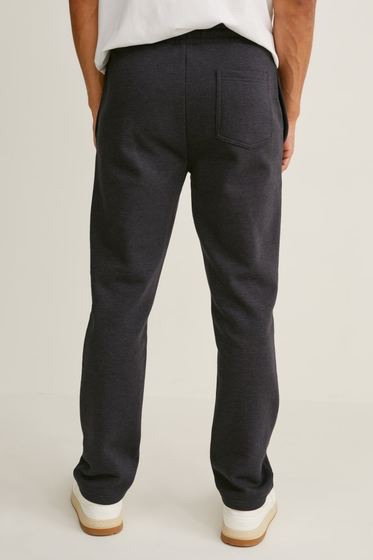 Dark Gray C&A Joggers With Organic Cotton Men's Trousers | UNJML-6075