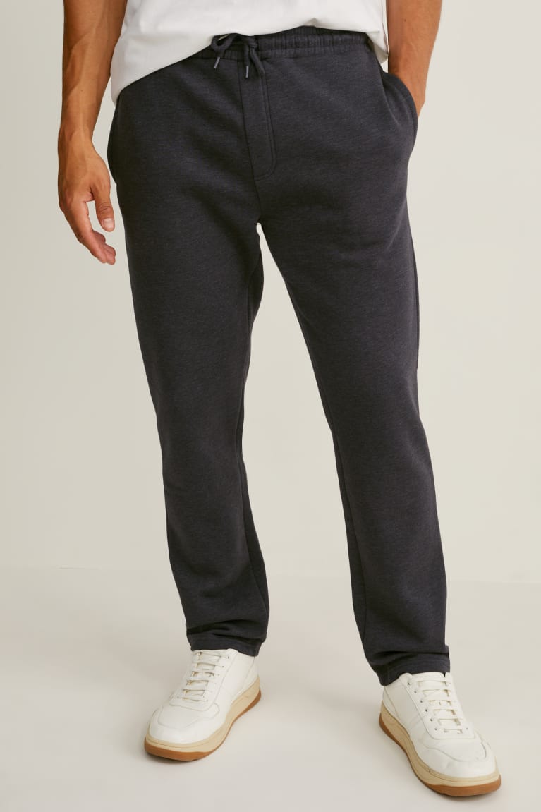 Dark Gray C&A Joggers With Organic Cotton Men's Trousers | UNJML-6075