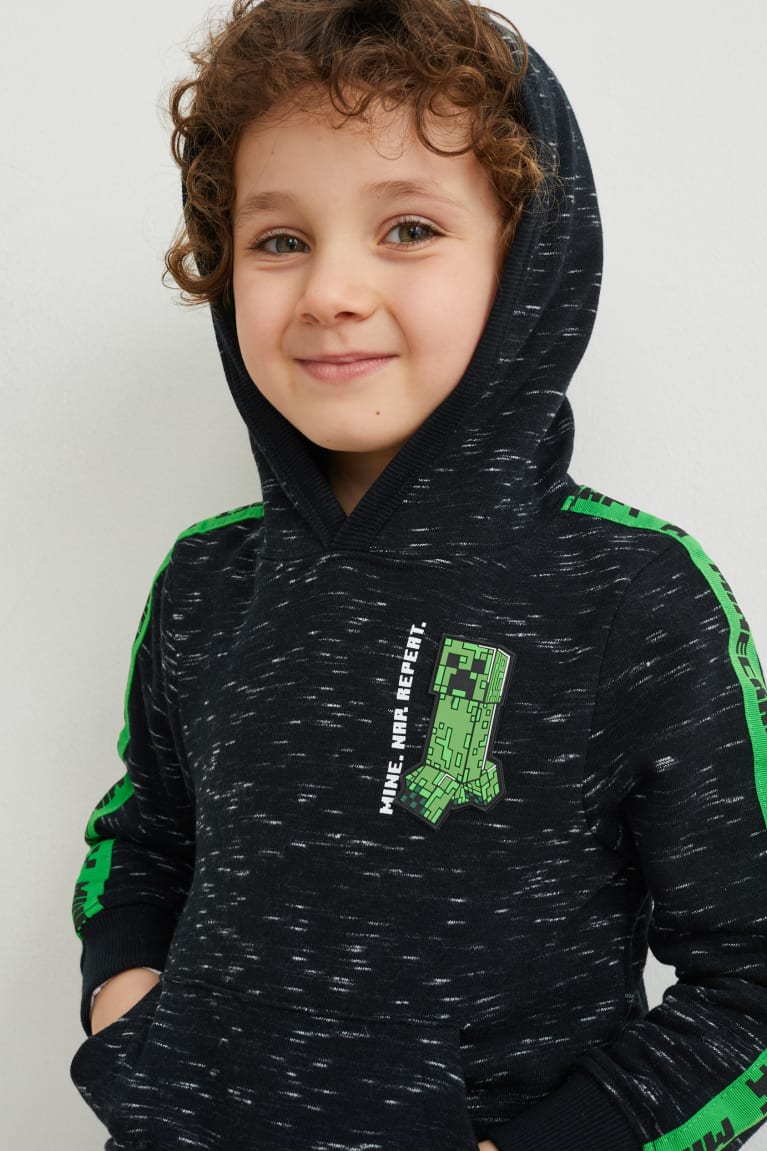 Dark Gray C&A Minecraft Girls' Hoodie | SDZKE-6715