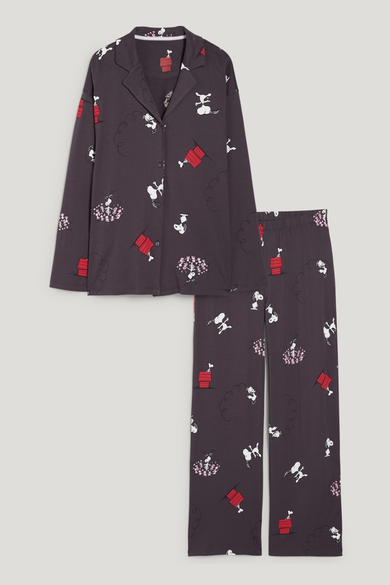 Dark Gray C&A Pyjamas Peanuts Women's Nightwear | NAWJB-5971