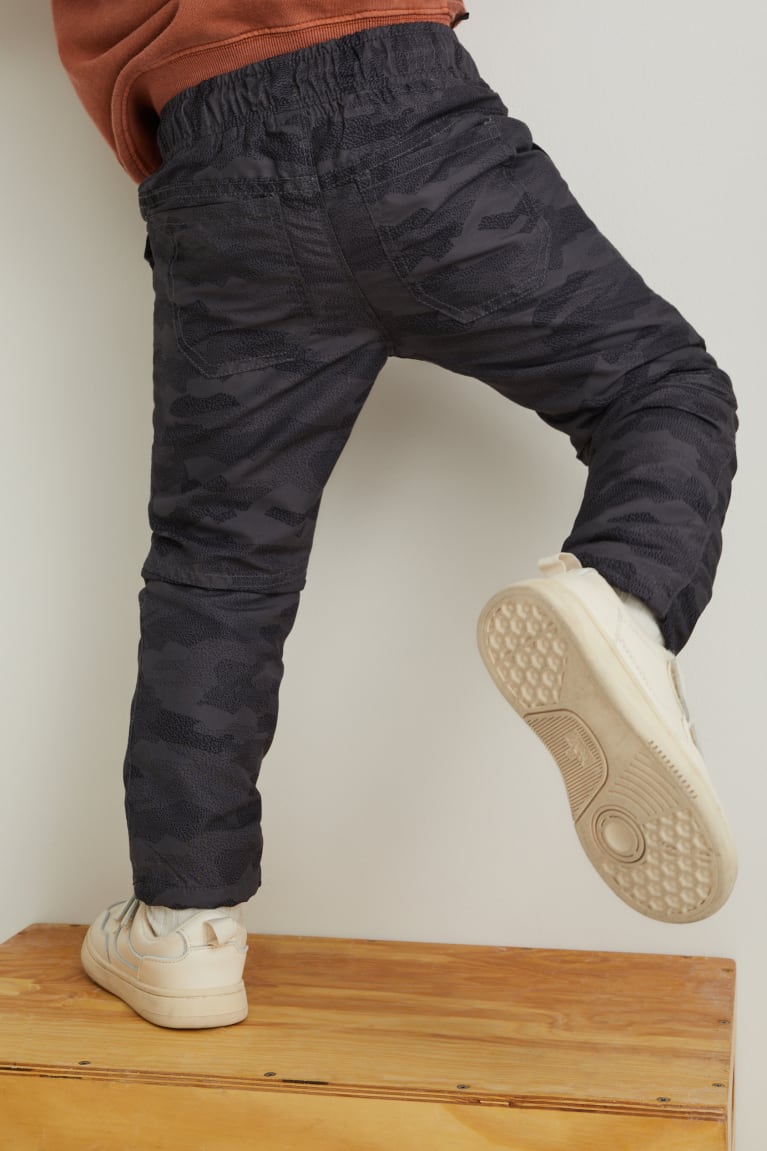 Dark Gray C&A Thermal Patterned Boys' Trousers | MJGTE-2910