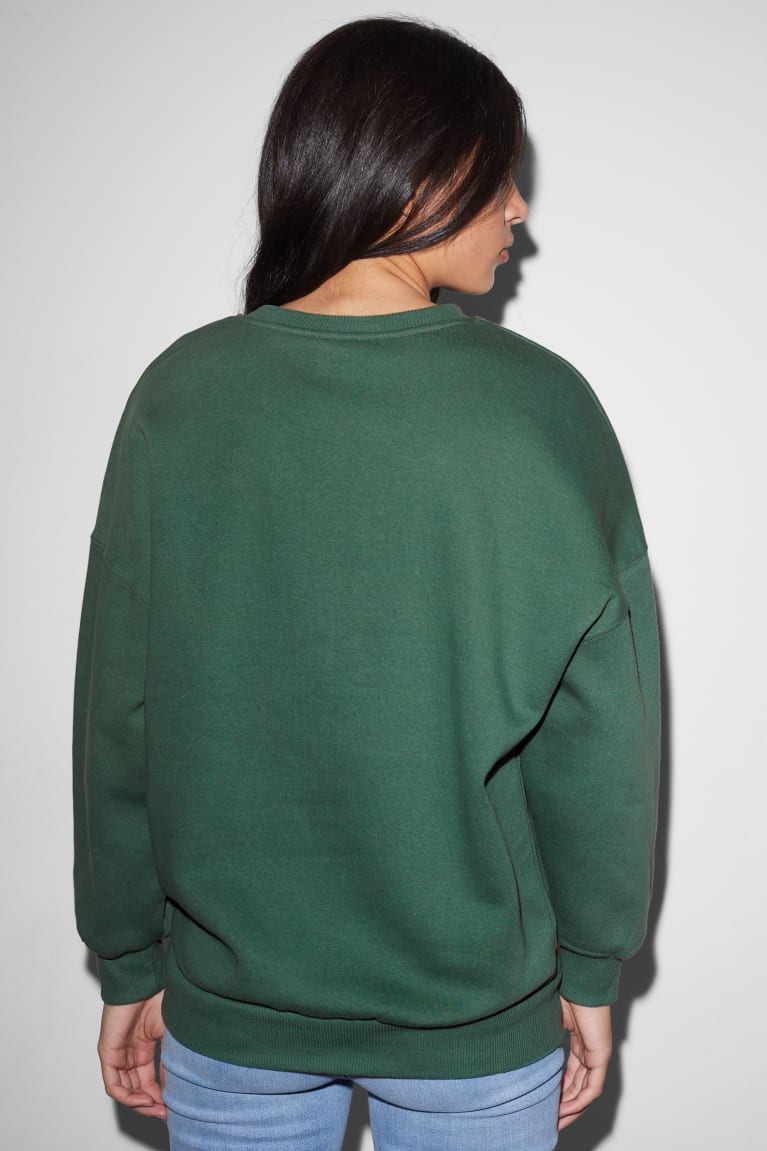 Dark Green C&A Clockhouse Women's Sweatshirts | PNLQS-3485