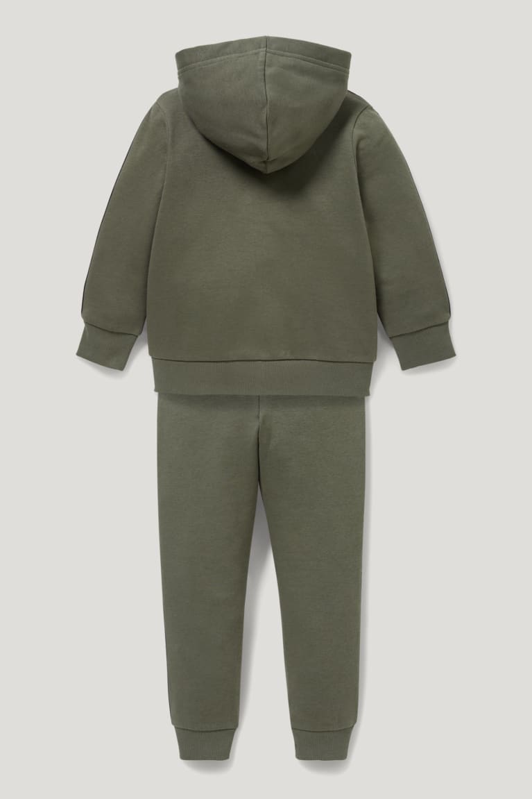 Dark Green C&A Jurassic World Zip-through, Long Sleeve And Joggers Boys' Trousers | CGIQL-7253