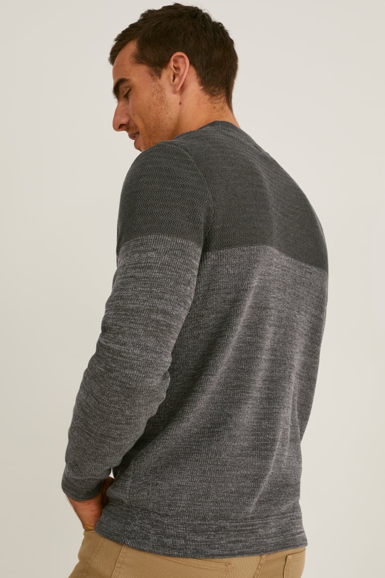 Dark Green C&A Men's Jumper | FKSVM-6015