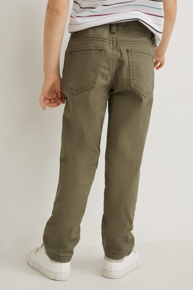 Dark Green C&A Multipack Of 2 Boys' Trousers | DRVYF-9684