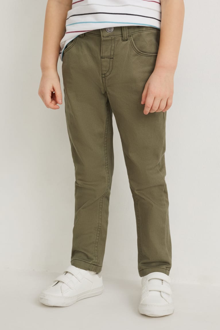 Dark Green C&A Multipack Of 2 Boys' Trousers | DRVYF-9684