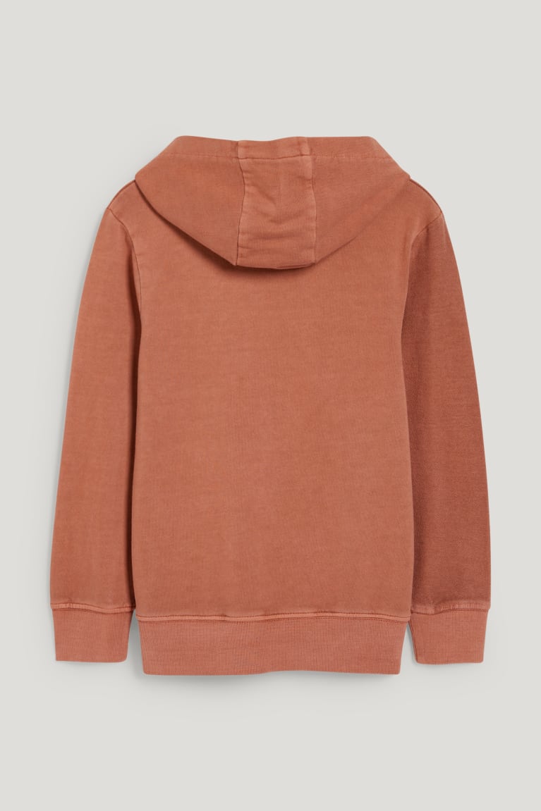 Dark Orange C&A Girls' Hoodie | ZDXAV-3526