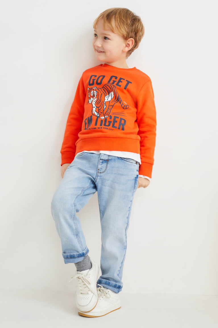 Dark Orange C&A Girls' Sweatshirts | VHNGZ-1937