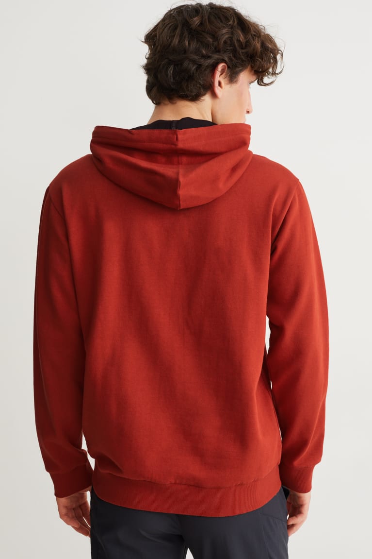 Dark Orange C&A Men's Sweatshirts | PXYBC-5381