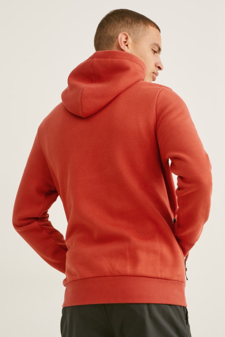 Dark Orange C&A Men's Sweatshirts | QNIBR-3928