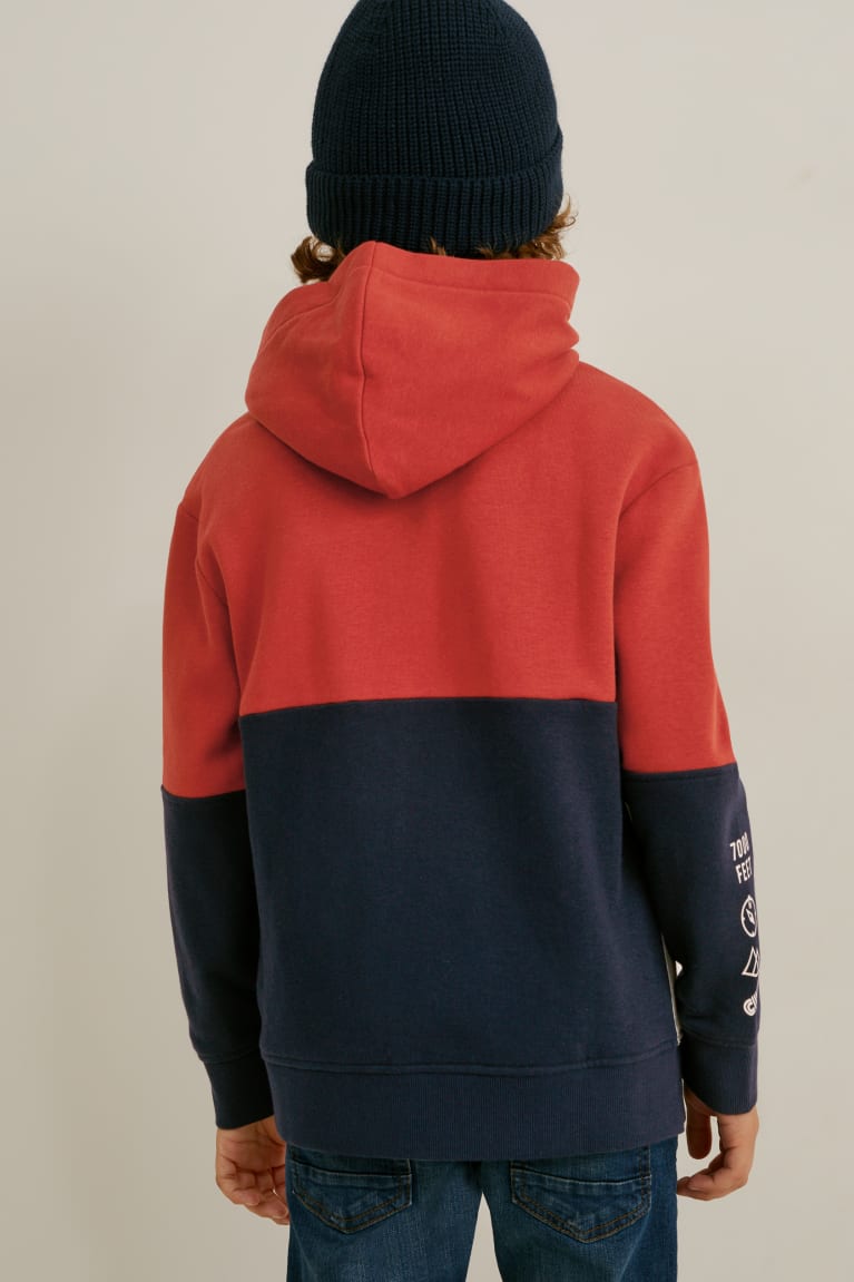 Dark Red C&A Girls' Hoodie | TIOMN-5467