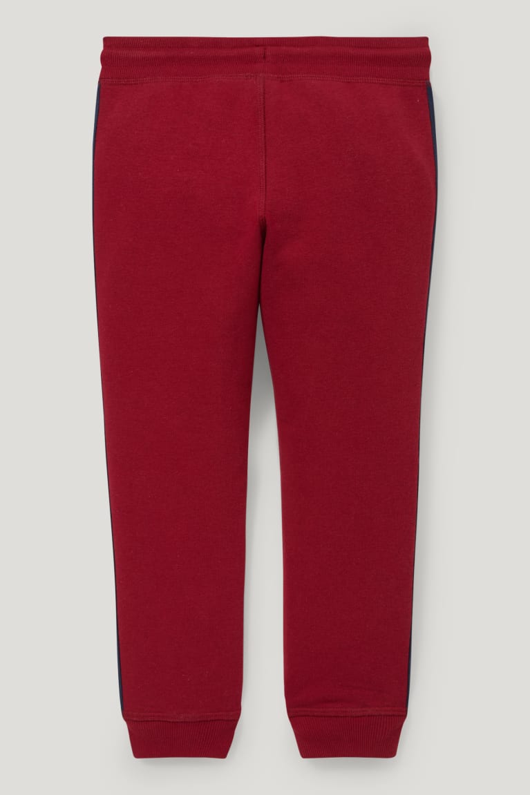 Dark Red C&A Joggers Boys' Trousers | NSCQK-9514