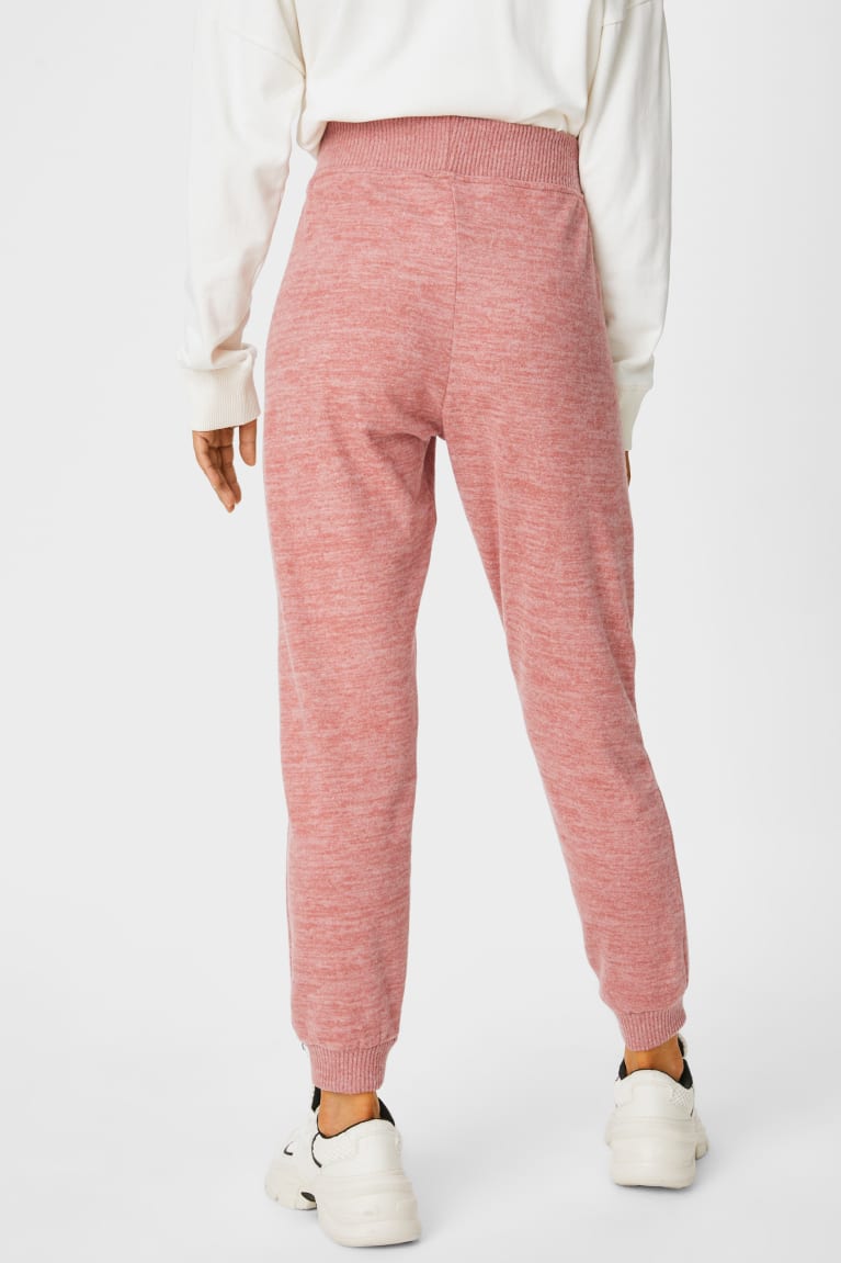 Dark Rose C&A Joggers Women's Trousers | MAYCW-0372