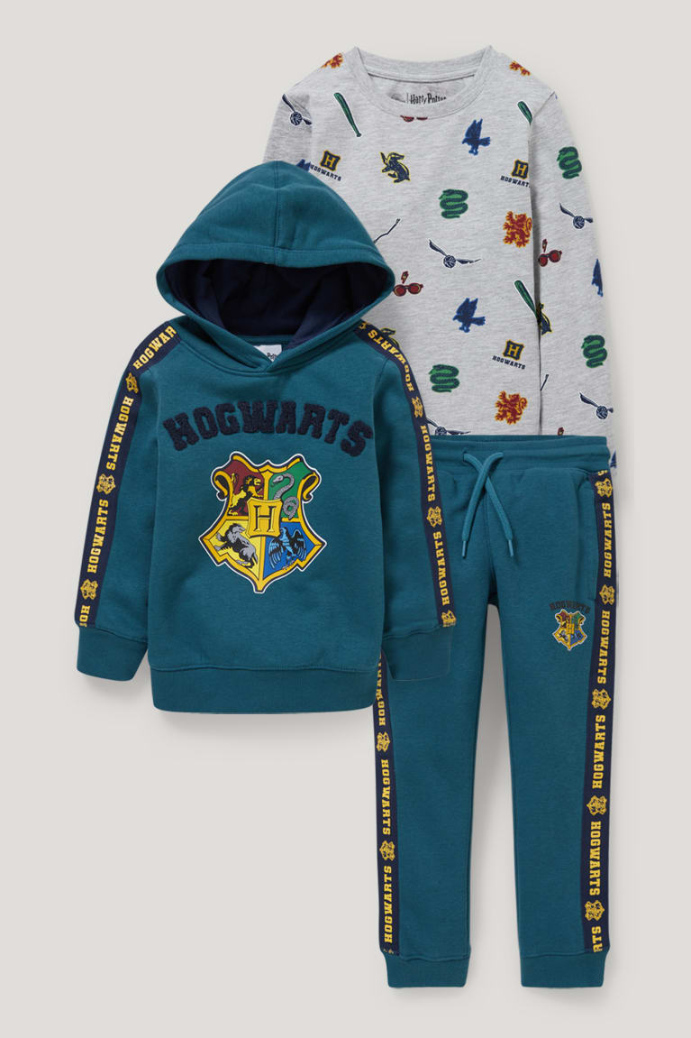 Dark Turquoise C&A Harry Potter Set, Long Sleeve And Joggers Boys\' Trousers | WBPHT-7056