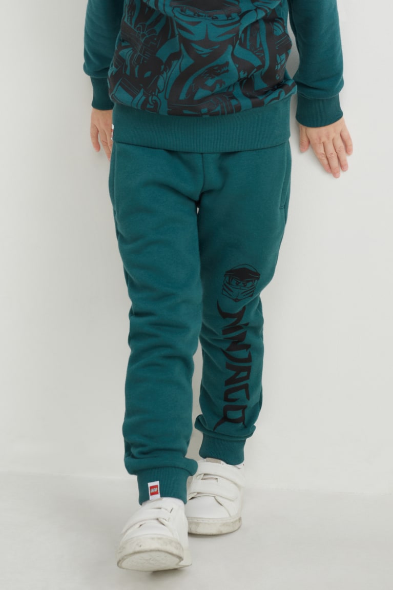 Dark Turquoise C&A Lego Ninjago Joggers Boys' Trousers | DJXCK-6057