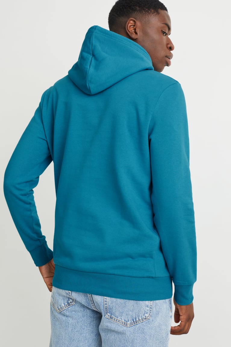 Dark Turquoise C&A Men's Sweatshirts | WCSBQ-0475