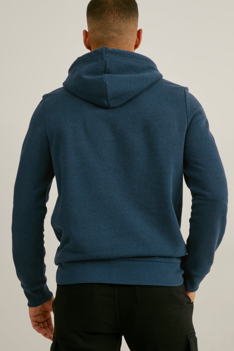 Dark Turquoise C&A Recycled Men's Sweatshirts | UNIFD-9087