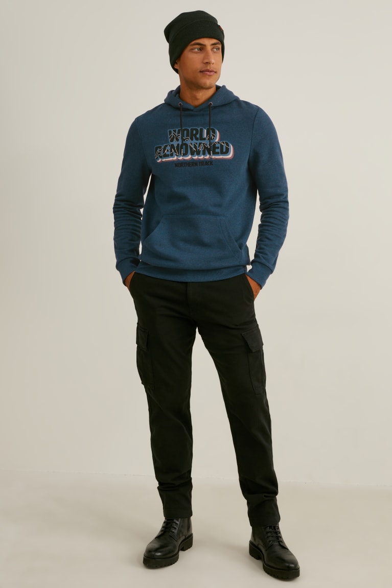 Dark Turquoise C&A Recycled Men's Sweatshirts | UNIFD-9087