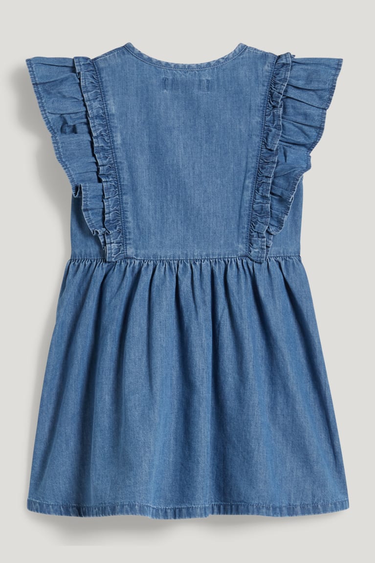 Denim Blue C&A Denim Girls' Dress | YMWXB-0492