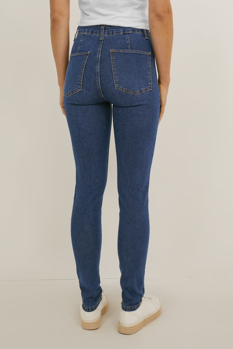 Denim Blue C&A Multipack Of 2 Jegging High WaisLycra® Women's Jeans | NRWYZ-2403