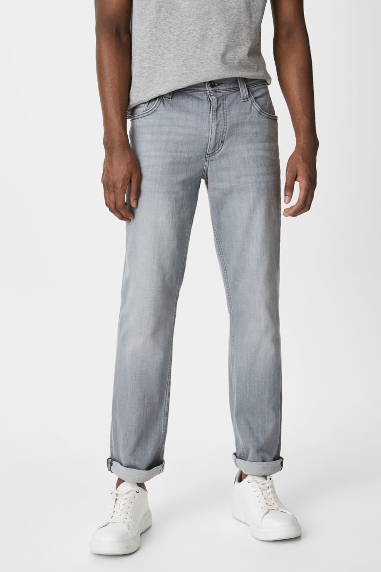 Denim Blue C&A Mustang Slim Washington Men's Jeans | FHYOU-8261