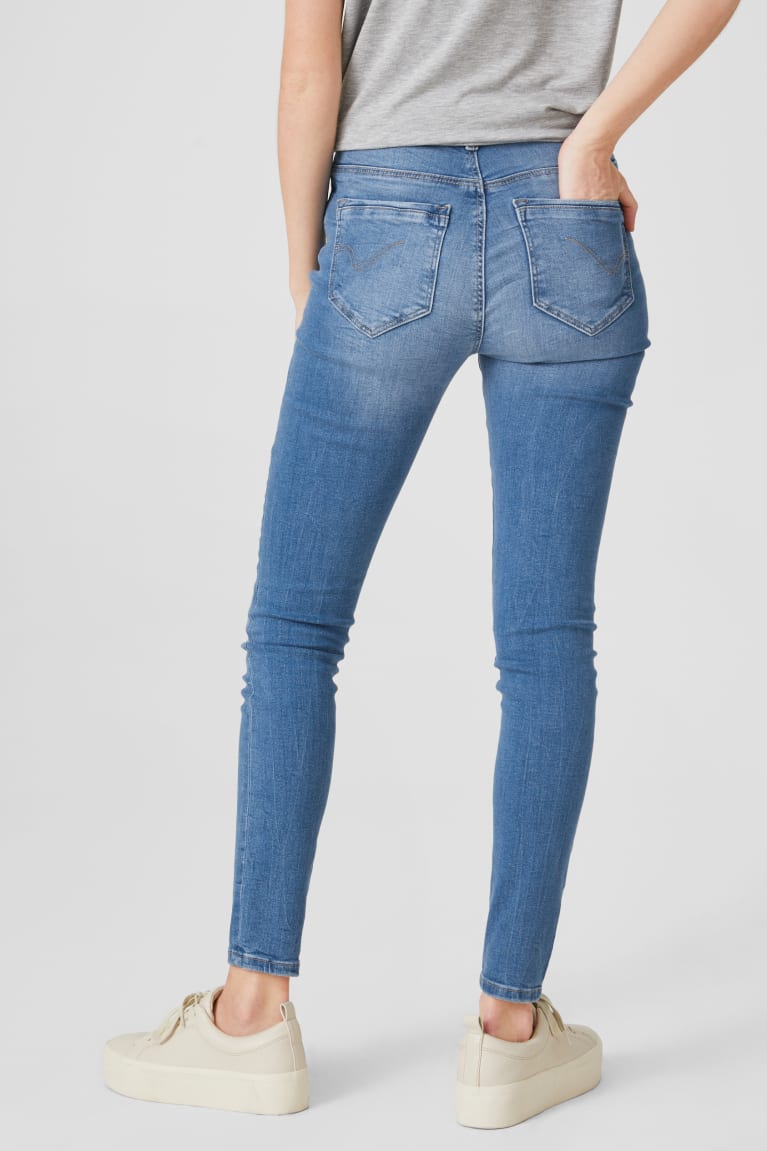 Denim Blue C&A Only Skinny Women's Jeans | ZBVNS-2135