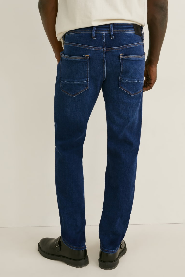 Denim Blue C&A Premium Slim Recycled Men's Jeans | ZAHIN-2470