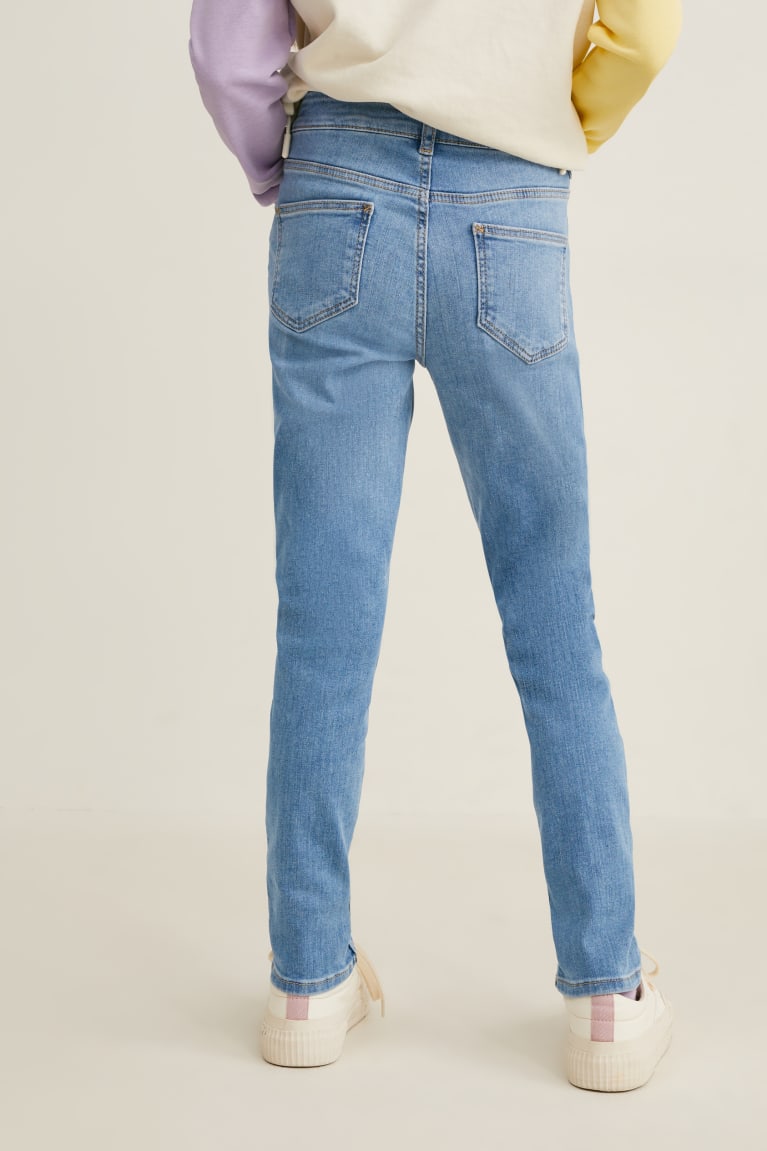 Denim Blue C&A Skinny Girls' Jeans | IVKYO-9834