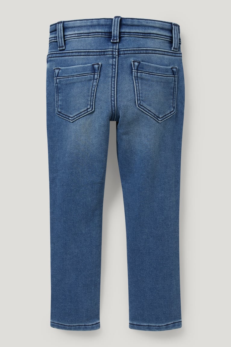 Denim Blue C&A Skinny Thermal Boys' Jeans | DVIGA-1549