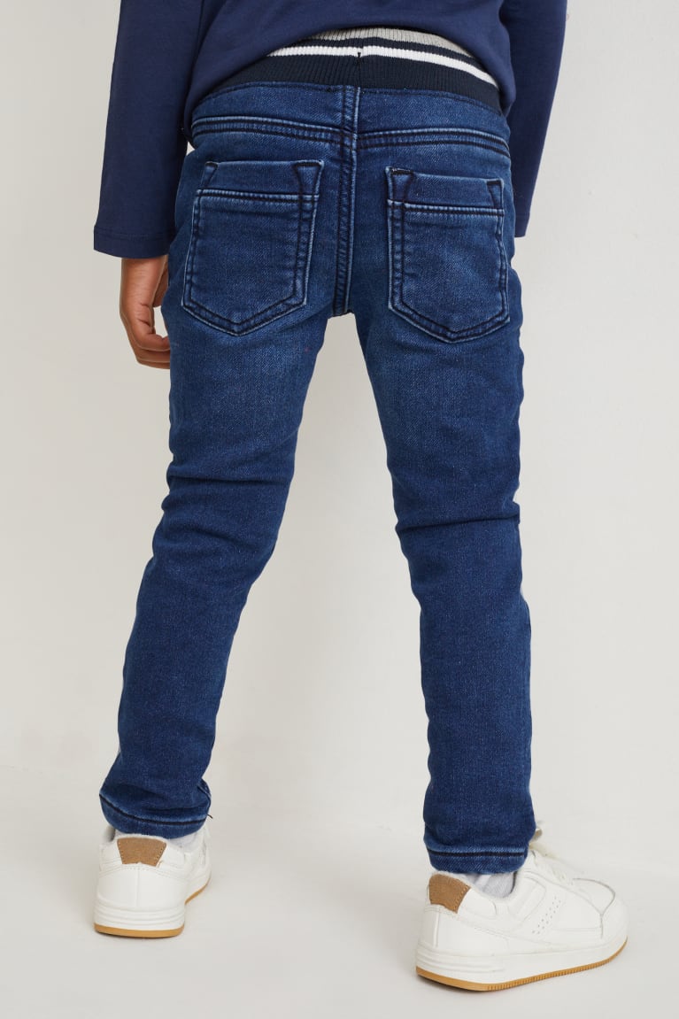 Denim Blue C&A Skinny Thermal Boys' Jeans | HIXGZ-8317