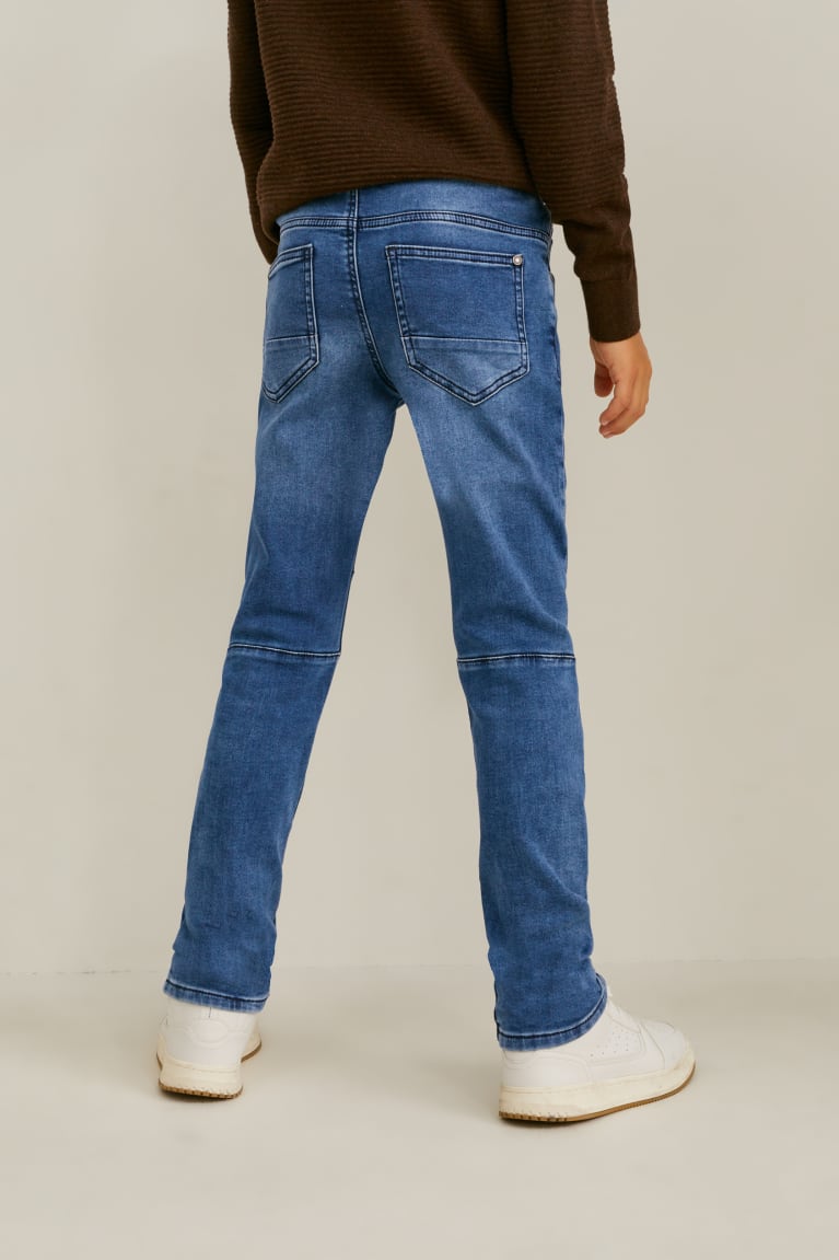 Denim Blue C&A Slim Boys' Jeans | VLPEQ-6948