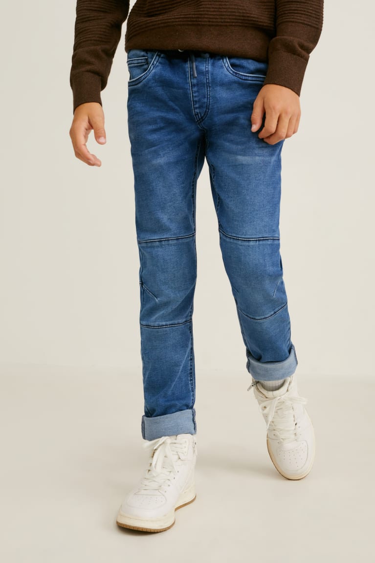 Denim Blue C&A Slim Boys' Jeans | VLPEQ-6948