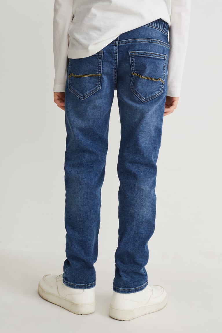 Denim Blue C&A Slim Jog Denim Boys' Jeans | OWCFD-2794