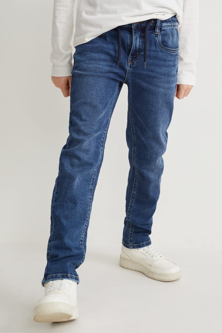 Denim Blue C&A Slim Jog Denim Boys' Jeans | OWCFD-2794