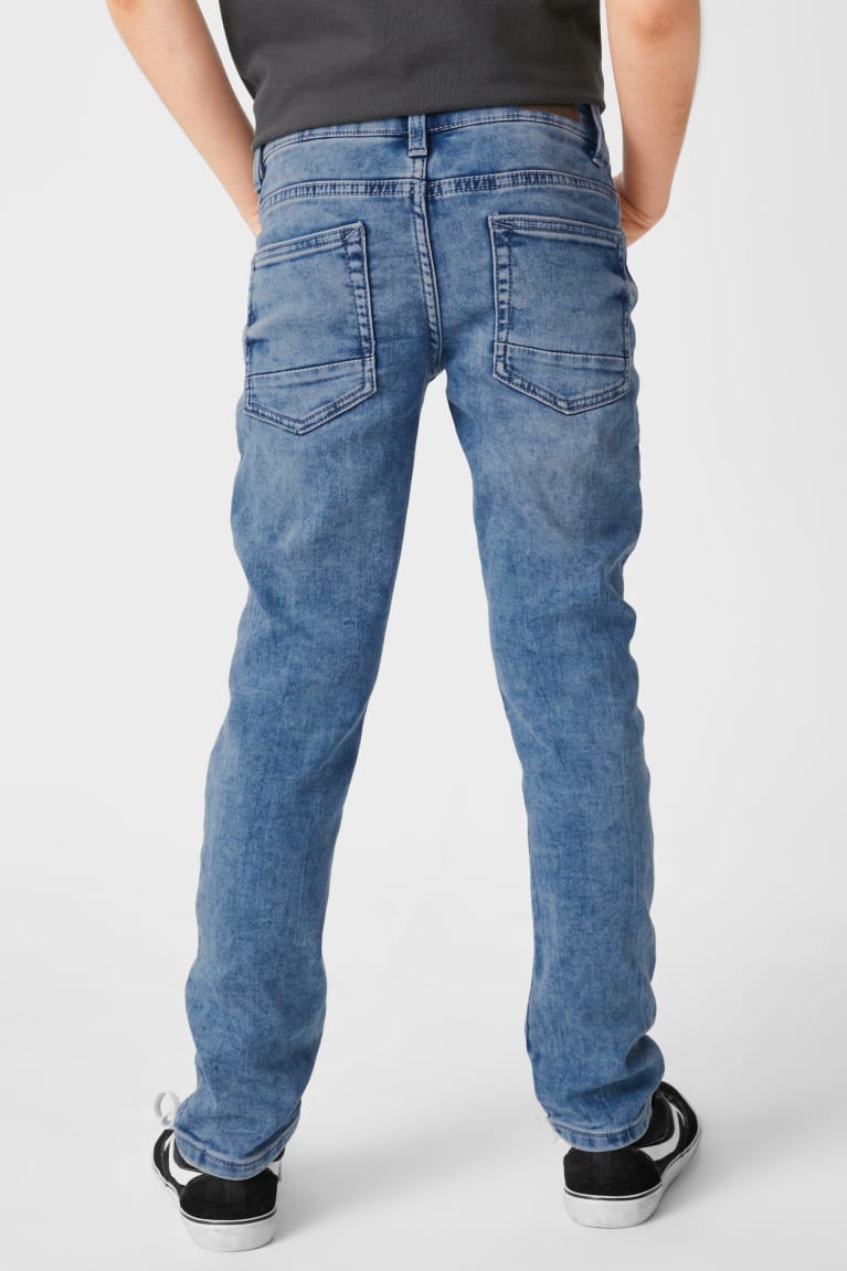 Denim Blue C&A Slim Organic Cotton Boys' Jeans | VHOYT-9186