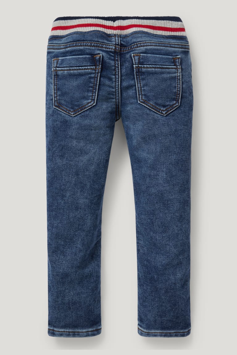 Denim Blue C&A Slim Thermal Boys' Jeans | ISZDN-4853