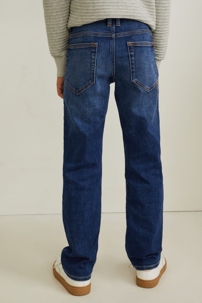 Denim Blue C&A Straight Jog Denim Boys' Jeans | ZHYTX-0437