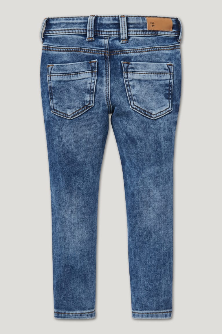 Denim Blue C&A Super Skinny Jog Denim Organic Cotton Boys' Jeans | SIDAP-0547