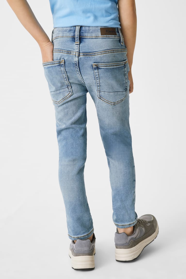 Denim Blue C&A Super Skinny Organic Cotton Boys' Jeans | AUJKE-0745