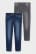 Denim Dark Gray C&A Extended Sizes Multipack Of 2 Slim Jog Denim Boys' Trousers | RGIJE-4862