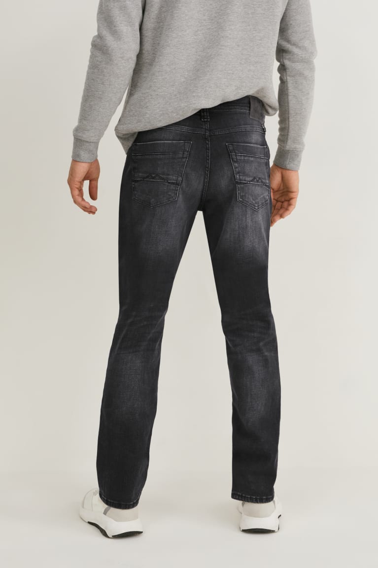 Denim Dark Gray C&A Mustang Slim Washington Men's Jeans | GVQPA-0428